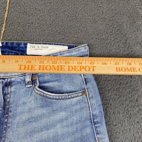 Rag & Bone Nina High-Rise Ankle Flare Jeans Seabrook Light Wash size 28 - Picture 4 of 14